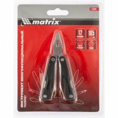 Трансформер, 12 функций, авторазжим, компактный размер, в чехле, 105 мм Matrix 17620