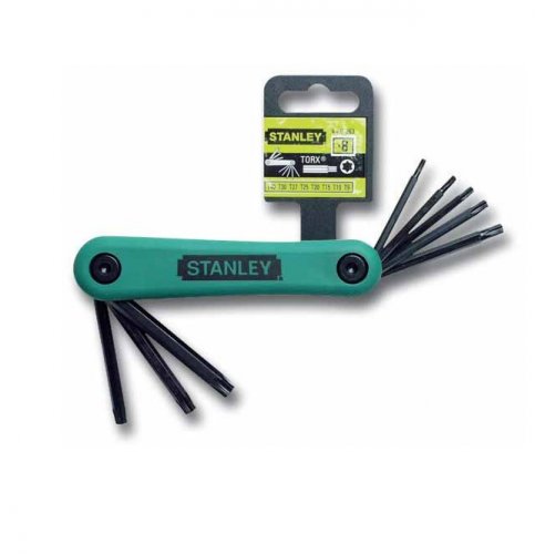 Набор из 8-ми торцевых складных ключей Torx T9-T40 (300 гр) , STANLEY ( 4-69-263 )
