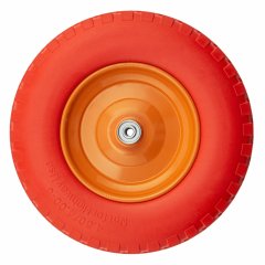 Колесо полиуретановое 4.80/4.00-8, длина оси 90 мм, подшипник 12 мм PalisaD 68978