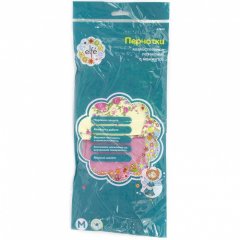 Перчатки хозяйственные латексные с манжетой, S, Elfe 67889