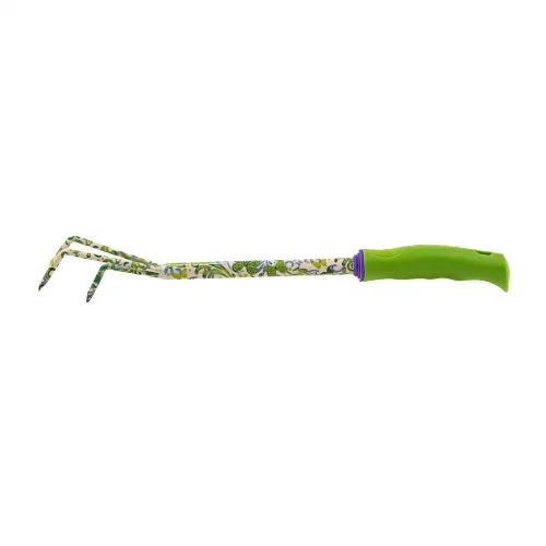 Рыхлитель 3 - зубый, 60 х 415 мм, стальной, пластиковая рукоятка, Flower Green, Palisad 620385