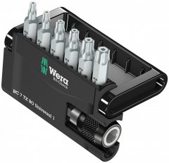 Набор бит Bit-Check 7 TX BO Universal 1, 7 предм., WERA, ( WE-056158 )