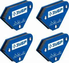 Магнитные угольники для сварочных работ ЗУБР УМ-3 4 шт 40050-04