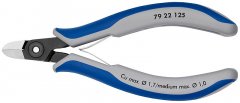Прецизионные кусачки боковые для электроники вороненые 125 мм, KNIPEX, ( KN-7922125 )
