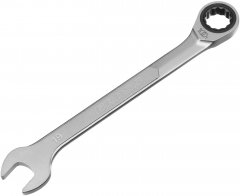 Ключ комбинированный трещоточный, 19 мм, количество зубьев 100 Gross 14857