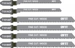 Набор полотен для электролобзика 6 шт. (T101BRFx2; T101AOF x2; T101AIF x2) FIT 41012