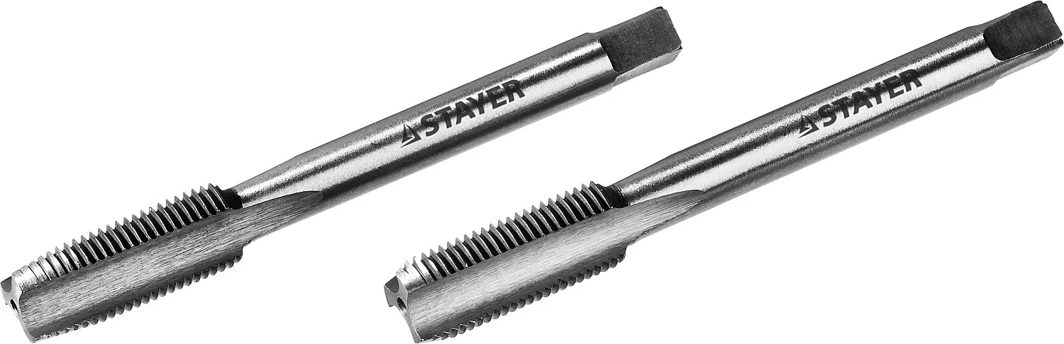 Комплект метчиков MASTER сталь 9ХС М10х1 0 2 шт. STAYER 28025-10-1.0-H2