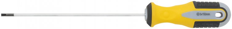 Отвертка "Старт", CrV сталь, прорезиненная ручка 3х150 мм SL FIT 55182
