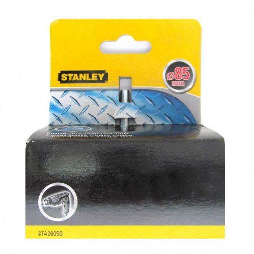 Щетка чашечная для дрели, стальная, диаметр 85мм, STANLEY, ( 36050-XJ )