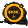 Рулетка 5м х 19мм, автоматич. фиксац., нейлон. покрытие, магнит. зацеп, двухстор. разметка Denzel 31521