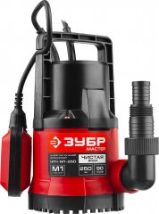 Дренажный насос для чистой воды ЗУБР МАСТЕР М1 НПЧ-М1-250