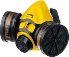Противогазовый респиратор STAYER HF-6000 два фильтра A1 в комплекте 11175_z01
