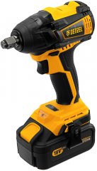 Гайковерт ударный аккумуляторный бесщет CIW-IB-300, Li-ion, 18В, 300Нм Denzel 26501