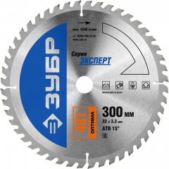 Диск пильный по дереву "Оптимальный рез" (300х32 мм; 48Т) ЗУБР 36903-300-32-48