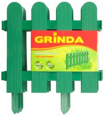 Декоративный забор GRINDA 29х224 см, зеленый 422209-G