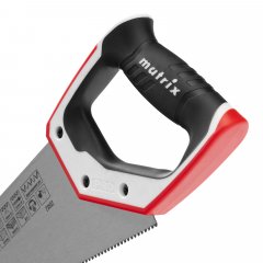 Ножовка по дереву для точных пильных работ, 350 мм, каленый зуб 3D, 14 TPI, трехкомпонентная рукоятка, Pro Matrix 23552