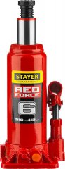 Гидравлический бутылочный домкрат STAYER RED FORCE, 6т, 216-413 мм, 43160-6 43160-6_z01