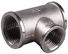 Тройник переходной (гайка 3/4" - гайка 1/2" - гайка 3/4") для трубопровода GENERAL FITTINGS 51060-3/4-1/2-3/4
