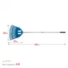 Веерные пластиковые грабли GRINDA PROLine PP-23X 23 зубца 421811