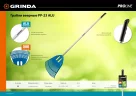 Веерные пластиковые грабли GRINDA PROLine PP-23X 23 зубца 421811