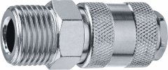 Переходник ЗУБР Профессионал 1/2"M - рапид муфта 64911-1/2