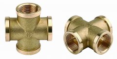 Крестовина (1/2"; г/г/г/г) для трубопровода GENERAL FITTINGS 51049-1/2
