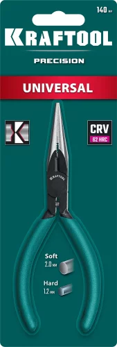 Прецизионные тонкогубцы KRAFTOOL Precision 140 мм 220017-3-14_z01