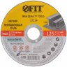 Круг отрезной по металлу и нержавеющей стали Профи 125x1,6х22,2 мм FIT 37114
