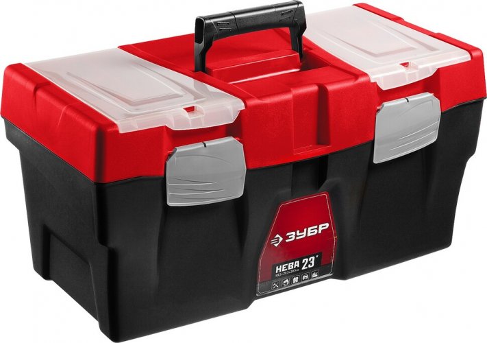 Пластиковый ящик для инструмента ЗУБР "НЕВА-23" 38323-23