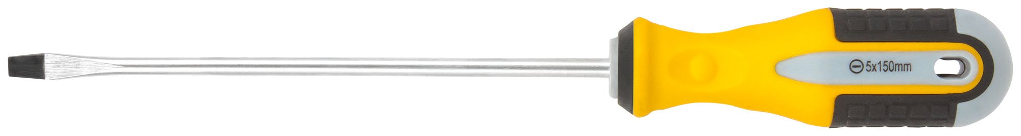 Отвертка "Старт", CrV сталь, прорезиненная ручка 5х150 мм SL FIT 55185
