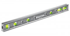 KRAFTOOL BILLET-40 MAX, 400 мм, точность 0.3 мм/м, 6 глазков, брусковый уровень электрика (34793)
