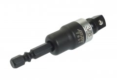 Адаптер 1/4"х3/8" (6.35мм) карданный под шуруповерт JTC-7831