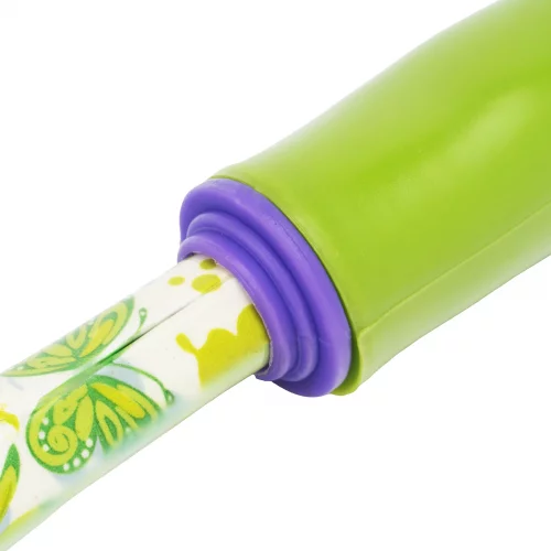 Грабли веерные 9 - зубые, 130 х 415 мм, стальные, пластиковая рукоятка, Flower Green, Palisad 620425