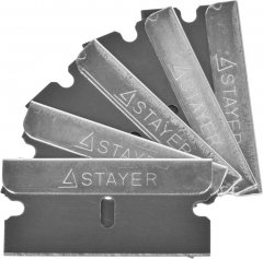 Лезвия сменные для скребков 0853/08533/08535 (5 шт; 40 мм; тип Н01) STAYER 08549-S5_z01