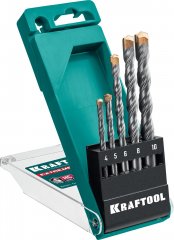Набор сверл по бетону KRAFTOOL Extreme 5 шт, 4-5-6-8-10 мм 29166-H5