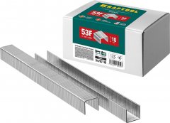 Скобы плоские (5000 шт; 10 мм; тип 53F) для степлера KRAFTOOL 31787-10