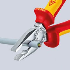 Плоскогубцы комбинированные фосфатированные, черного цвета 140 мм, KNIPEX, ( KN-0301140 )