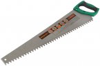 Ножовка по пенобетону (Премиум), трапециевидное полотно, усиленный зуб, шаг 16 мм, 650 мм Дельта 40765