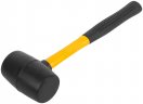 Киянка резиновая, фиберглассовая ручка 60 мм ( 450 гр ) FIT 45493