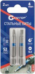 Биты стальные, 2 шт., SL5, 50 мм CUTOP 83-643