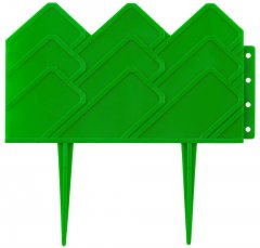 Декоративный бордюр для клумб GRINDA 14x310 см, зеленый 422221-G