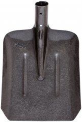 Лопата совковая без черенка, "рельсовая сталь" 235х350 мм