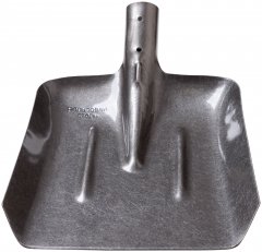 Лопата совковая без черенка, "рельсовая сталь" 235х350 мм