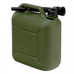 Канистра для ГСМ вертикальная 10 л, пластиковая, усиленная Stels 53126