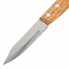 Нож для овощей и фруктов, 170 мм, лезвие 75 мм,  деревянная рукоятка Hausman 79155