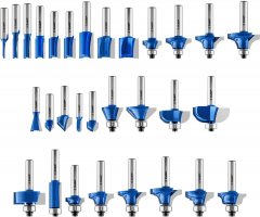 Набор фрез по дереву ЗУБР Профессионал 30 шт 28796-H30