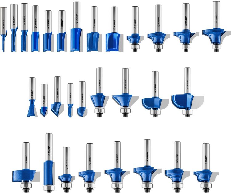 набор фрез для изготовления мебельных фасадов для ручного фрезера