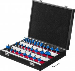 Набор фрез по дереву ЗУБР Профессионал 30 шт 28796-H30