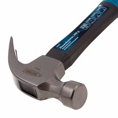 Молоток-гвоздодер, 450 г, фибергласовая трехкомпонентная рукоятка Gross 10475