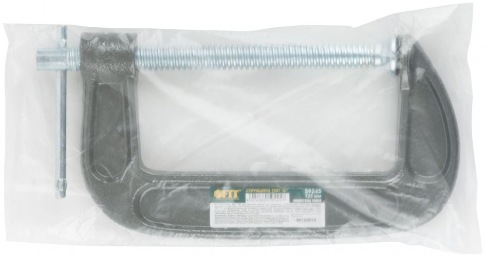 Струбцина тип "G" усиленная 125 мм ( 5") FIT 59245